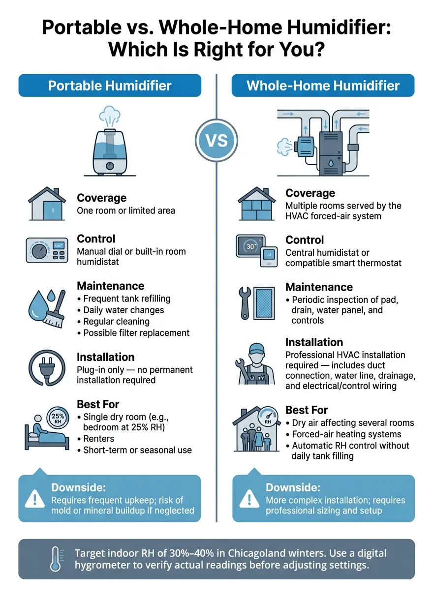 Portable vs. Whole-Home Humidifier: Which Is Right for You?