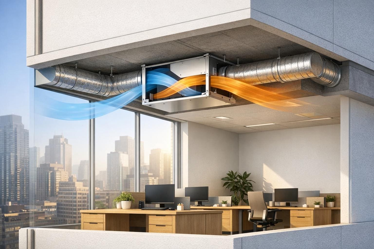 Energy-Efficient Ventilation for City Buildings | Eco Temp HVAC